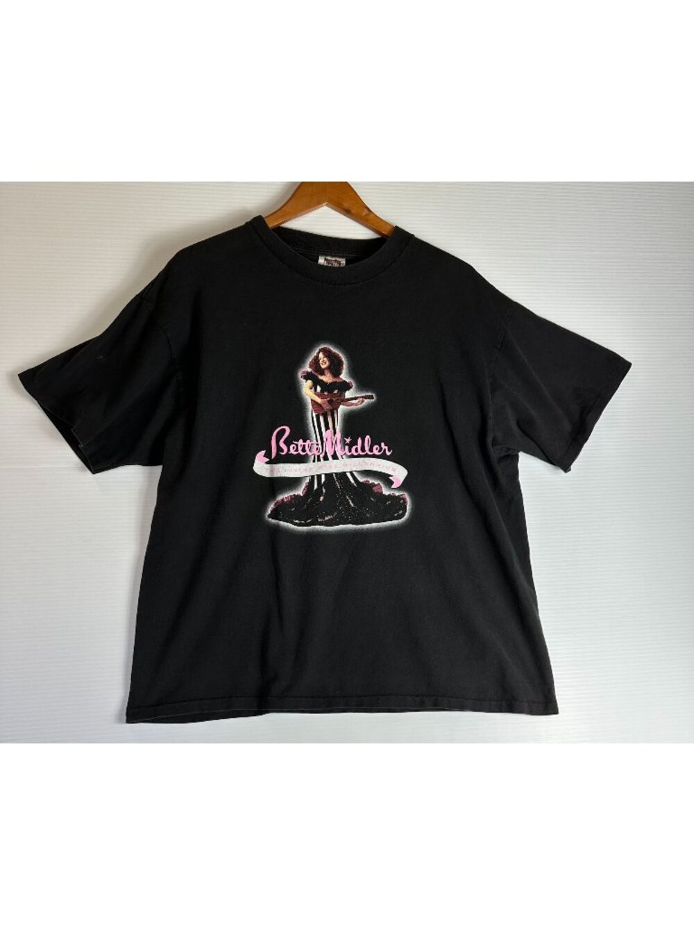 Vintage Bette Midler The Divine Miss Millennium T-Shirt XL PowerPro Black 100% C